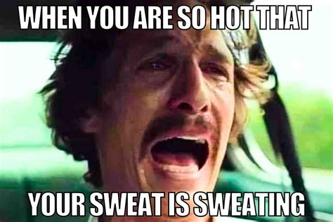 funny sweating pics